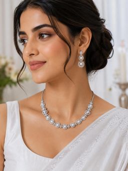 Nuyug - Saisha Pearl Choker Necklace Set