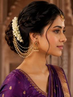Nuyug - Antique gold diamond earchains