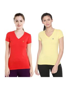 Bodycare - Bodyactive Pack Of 2 Women'S Tshirt - Multi-Color