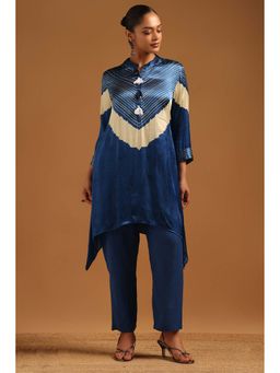 Soch - Blue Printed Three Fourth Sleeves Co-ord Set