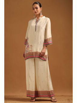 Soch - Cream Floral Three Fourth Sleeves Co-ord Set