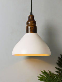 Homesake - Nate Metal Wood Pendant Light Antique Step