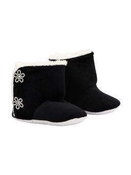 Coco Candy - Long Fur Shoe - Black