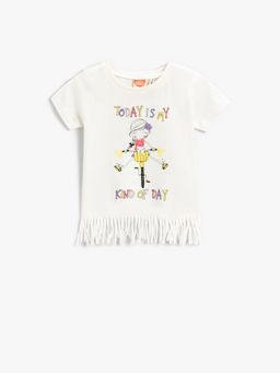 Koton - Girls Ecru T-shirt