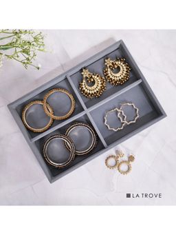 La Trove - Luxury 4 Section Jewellery Tray