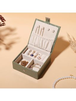 La Trove - Green Trinket Jewellery OrganiserBox