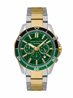 ARMANI EXCHANGE - Men Green Dial Round Analog Watch - AX1966 (M)