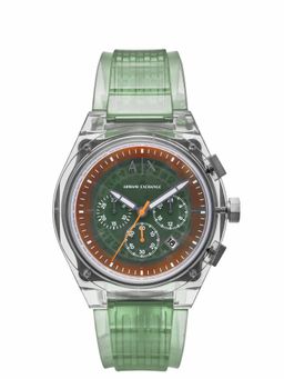 ARMANI EXCHANGE - Men Green Dial Round Analog Watch - AX4165 (M)