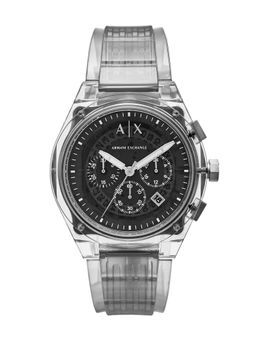 ARMANI EXCHANGE - Men Black Dial Round Analog Watch - AX4167 (M)