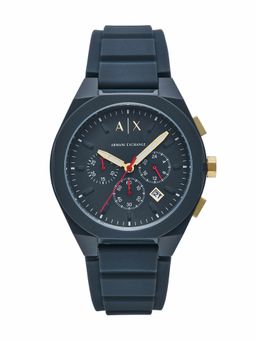 ARMANI EXCHANGE - Men Blue Dial Round Analog Watch - AX4168 (M)