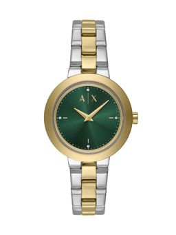 ARMANI EXCHANGE - Women Green Dial Round Analog Watch - AX5176 (M)