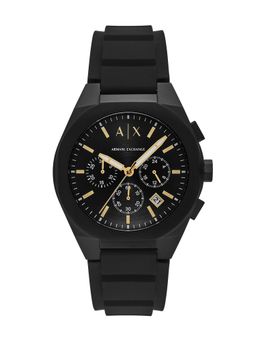 ARMANI EXCHANGE - Men Black Dial Round Analog Watch - AX7165SET (M)