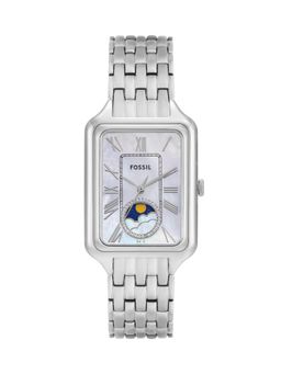 Fossil - Women White Dial Rectangular Analog Watch - ES5400 (M)