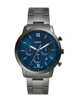 Fossil - Men Blue Dial Round Analog Watch - FS6111 (M)