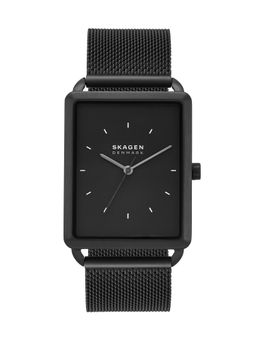 Skagen - Men Black Dial Rectangular Analog Watch - SKW6928 (M)