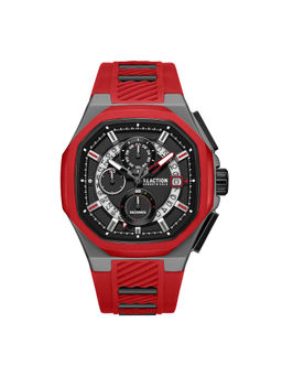 Reaction Kenneth Cole - Men Black Dial Round Analog Watch - KRWGO0070104 (M)