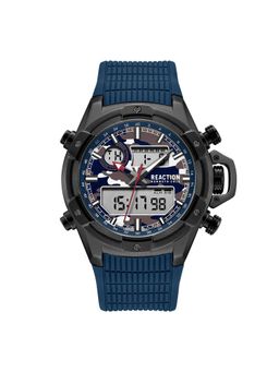Reaction Kenneth Cole - Men Blue Dial Round Analog Watch - KRWGP0069803 (M)