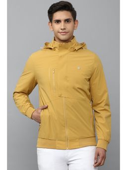 Allen Solly - Men Yellow Solid Full Sleeves Casual Jacket