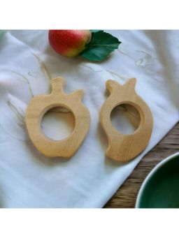 neemtoys - Wooden Teethers Are Designed with Your Babys Safety and Comfort In Mind (Pack of 2)