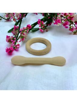 neemtoys - Wooden Teethers Are Designed with Your Babys Safety and Comfort In Mind (Pack of 2)