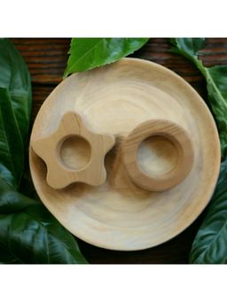 neemtoys - Wooden Teethers Are Designed with Your Babys Safety and Comfort In Mind (Pack of 2)