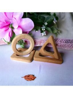 neemtoys - Wooden Teethers Are Designed with Your Babys Safety and Comfort In Mind (Pack of 4)