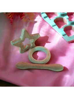 neemtoys - Wooden Teethers Are Designed with Your Babys Safety and Comfort In Mind (Pack of 3)