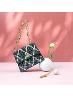 The Leather Garden - Erica Emerald Handheld Mini Bag