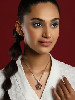 Ruby Raang Studio - Healing Stone Silver Neckpiece