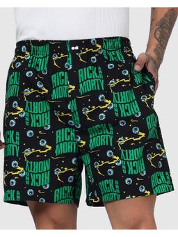 Bewakoof - Men Meteorite Multi-Color Rick and Morty All Over Printed Boxer
