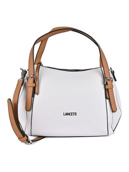 LANCETTI - Adornare White Soft One Size Bowling Bag