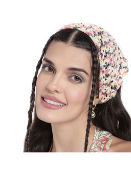 Magic Needles - Women Pink Crochet Bandana