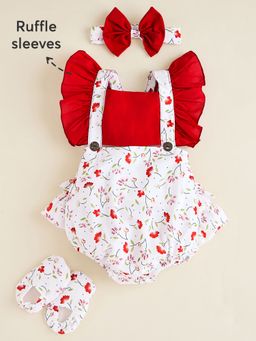 Hopscotch - Ruffle Embellished Onesie