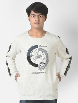 CRIMSOUNE CLUB - Boys White Connected Sweatshirt