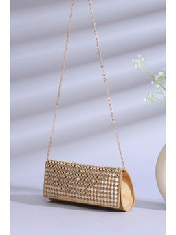 Biba - Women Gold Polycotton Clutch