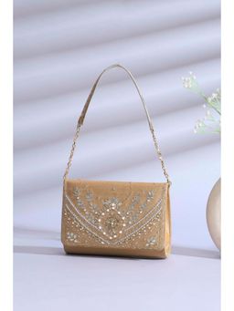 Biba - Women Gold Polycotton Clutch