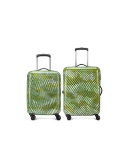 Aristocrat - Combat Green Hard Luggage Trolley Bags (S/M)