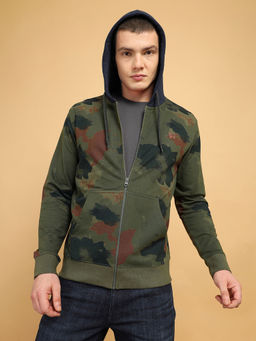 Wrangler - Men's Camouflage Green Sweatshirt