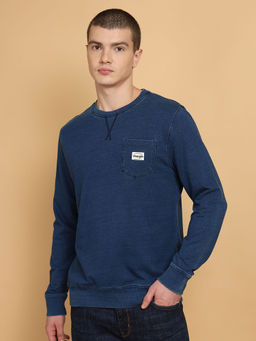 Wrangler - Men's Blue Sweatshirt