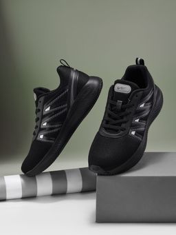 Campus - WENDIGO Mens Sports Running Shoes - Black