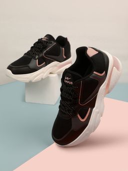 Campus - YASMIN Ladies Black Sneakers