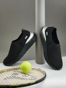 Campus - Anon Men Black Walking Shoes