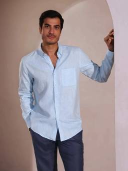 B Label - Light Blue Classic Velocity Buttondown Shirt