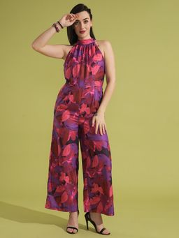 Globus - Women Multi Floral Printed Party Jumpsuit