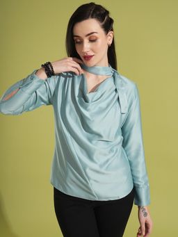 Globus - Women Green Stain Party Top