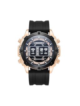 Reaction Kenneth Cole - Chronograph Black Silicone Strap Sports Wear Watch for Mens - KRWGQ9006901