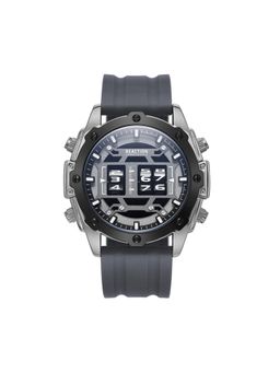 Reaction Kenneth Cole - Chronograph Gun Grey Silicone Strap Sports Wear Watch for Mens - KRWGQ9006902