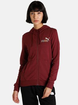 Puma - Womens Hooded Red Jacket