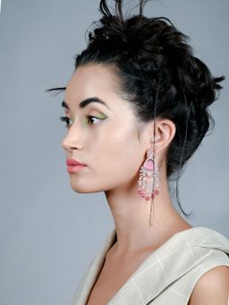 Odette - Gorgues Pink Drop Earrings