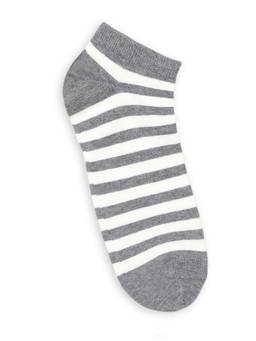 Arrow - Grey Stripes Casual Socks For Men